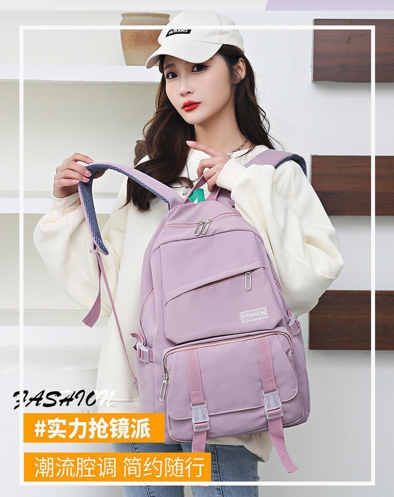 46cm Beg Sekolah Menengah Beg Laptop Student Backpack Waterproof ...