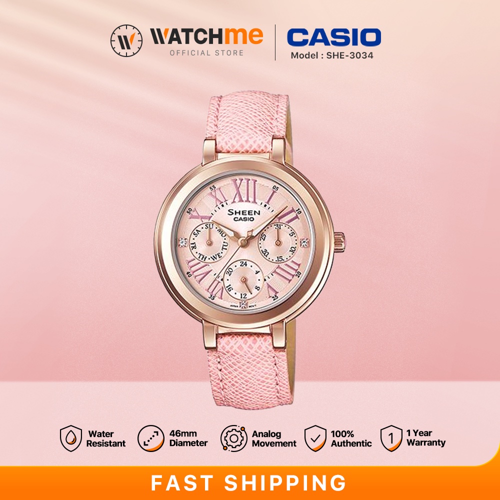 Casio sheen 3034 clearance