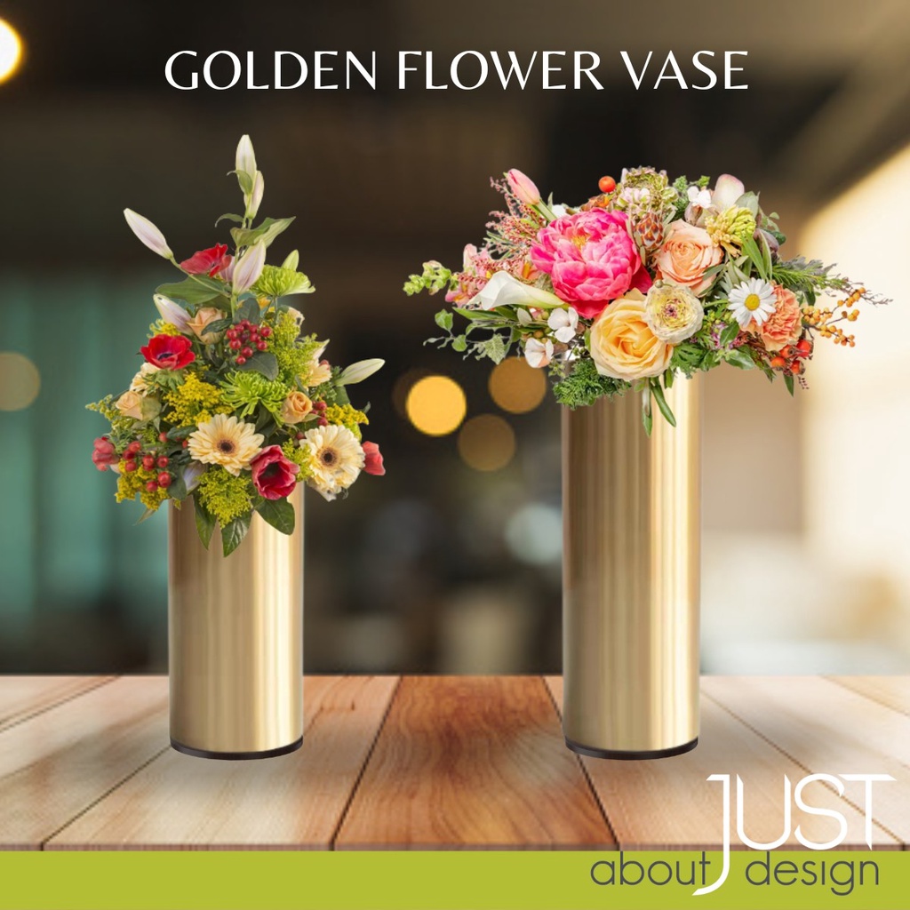 Brass Vase Flower Container