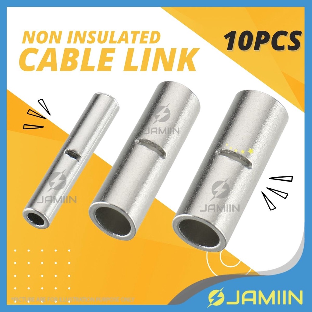 [10PCS] 1.525mm NON INSULATED SC CABLE LINK Penyambung Kabel Copper