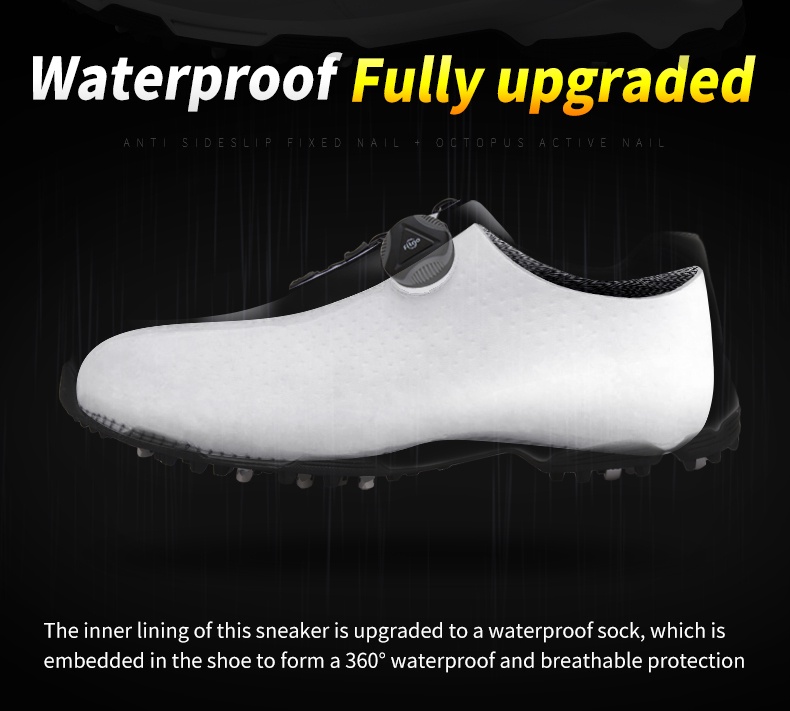 3D printed porous comfortable breathable waterproof shoes PGM golf anti ...