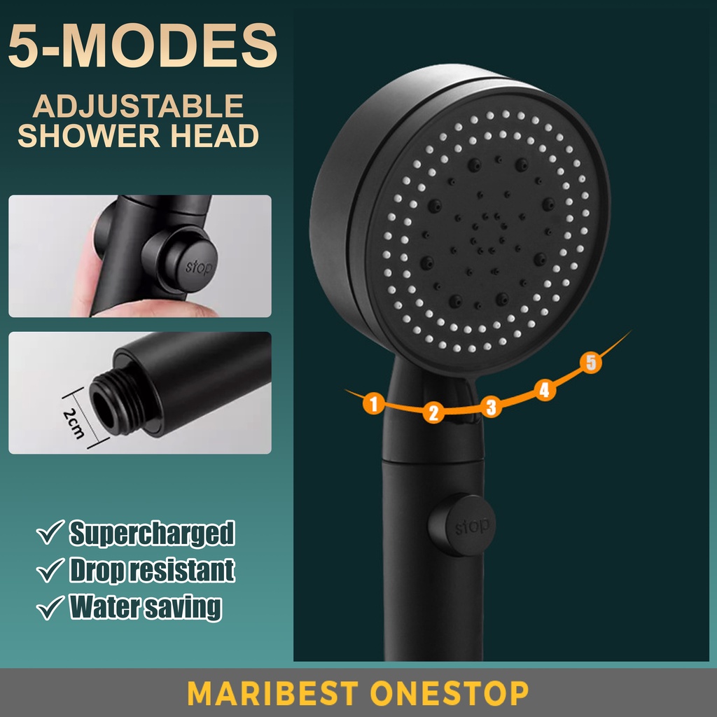 Multi Function High Pressure Shower Head 5 Mode Shower Head Shower Head