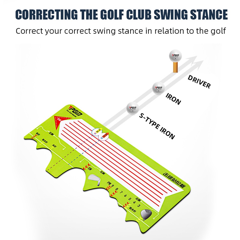 PGM GOLF beginner correct posture position aid mat golf swing trainer ...