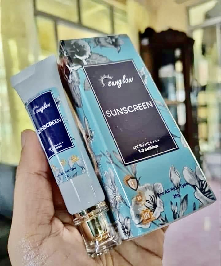 SUNGLOW SUNSCREEN SPF 50 / SUN GLOW SUNSCREEN VIRAL Shopee Malaysia
