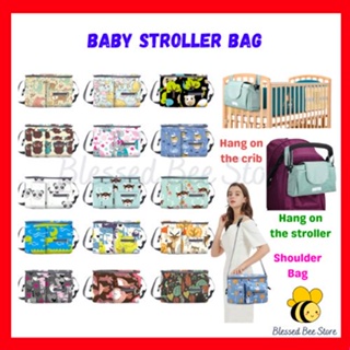 Korean Bear Mom Bag Organizer Print Embroidery Mommy Bag Zipper Newborn  Baby Diaper Bag Nappy Pouch Travel Stroller Storage Bags