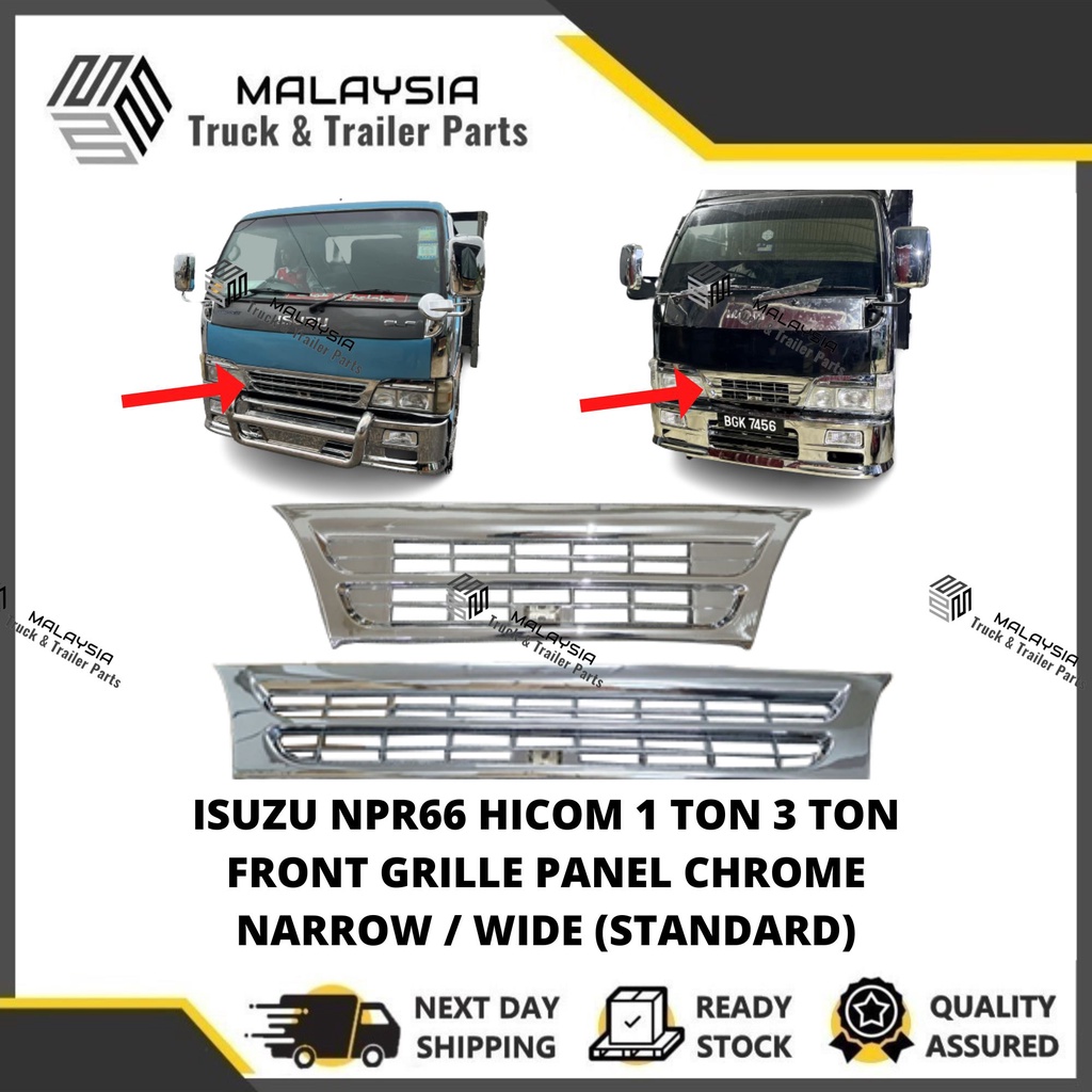 Front White Painted Grille For Isuzu NPR, NQR, NPR-HD, NRR 2008-2014