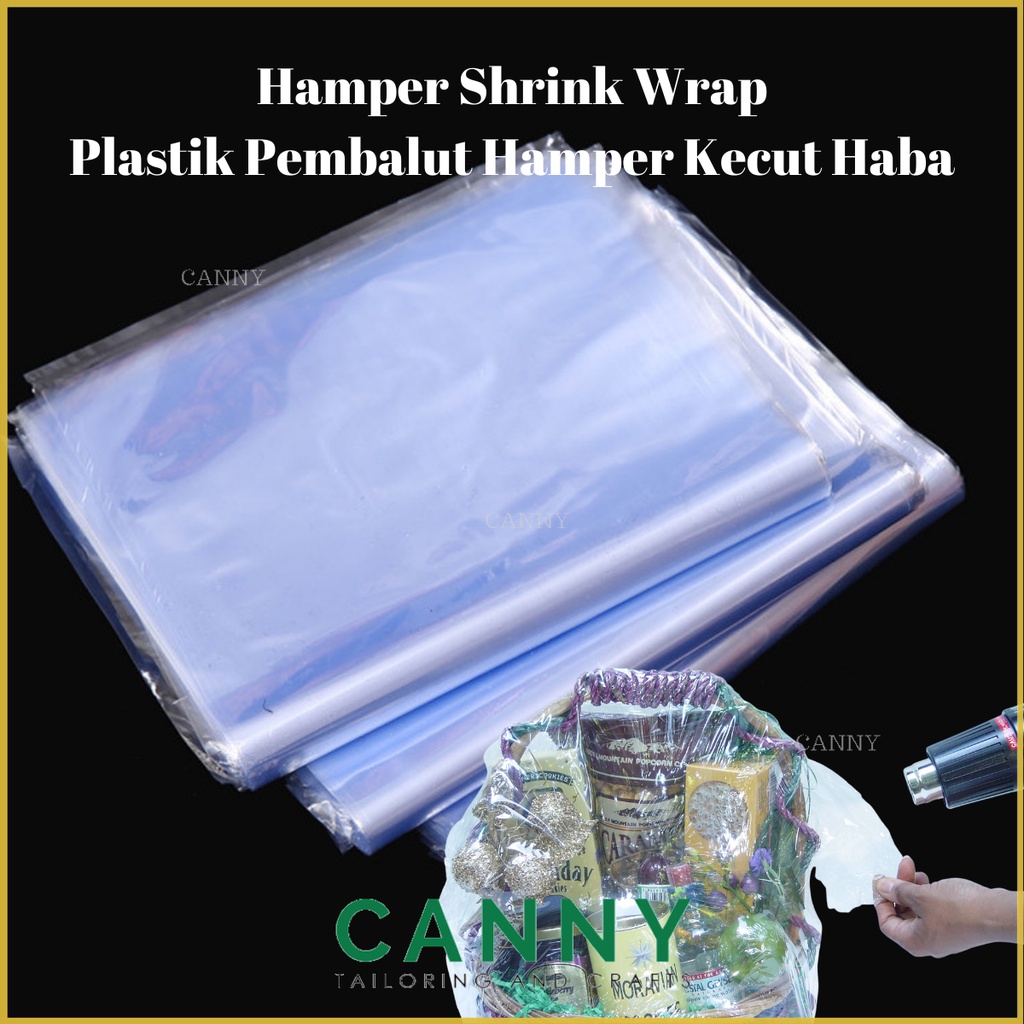 Hamper Shrink Wrap PVC / Hamper Wrapper / Pembalut Hamper Guna Hair