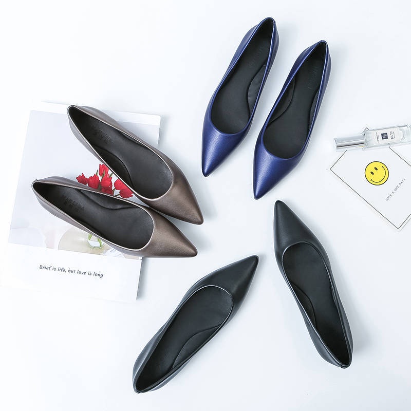 pointed flat shoes wide fit