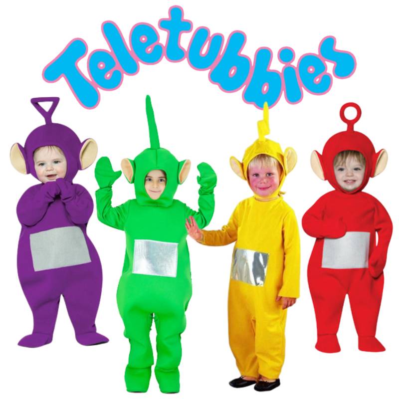 Dress Up As Teletubbies W/ This Costume Cartoon Bodysuit Kids Adults ...