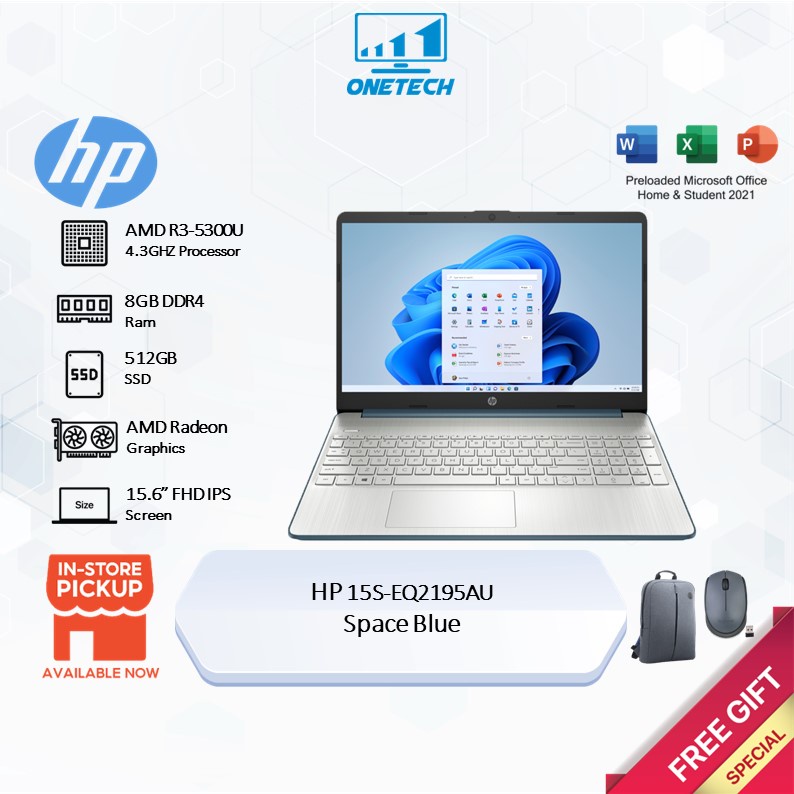 Hp 15s Eq2195au 15s Eq2196au 15s Eq2197au Notebook 156 Fhdamd R3 5300u8gb512gb Ssd H 0664