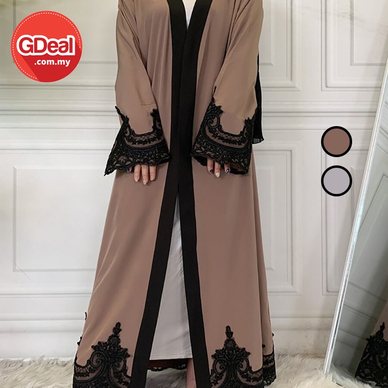 GDeal Embroidered Lace Robe Fashion Casual Cardigan Long Cardigan Dress ...