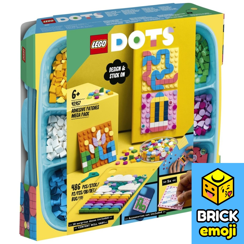 LEGO 41957 DOTS Adhesive Patches Mega Pack | Shopee Malaysia