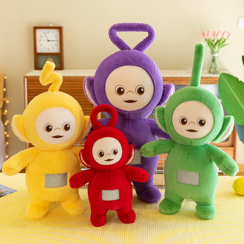 Teletubbies Tinky Winky Dipsy Laa La Talking Plush Purple Yellow Green Playskool - Foto 4