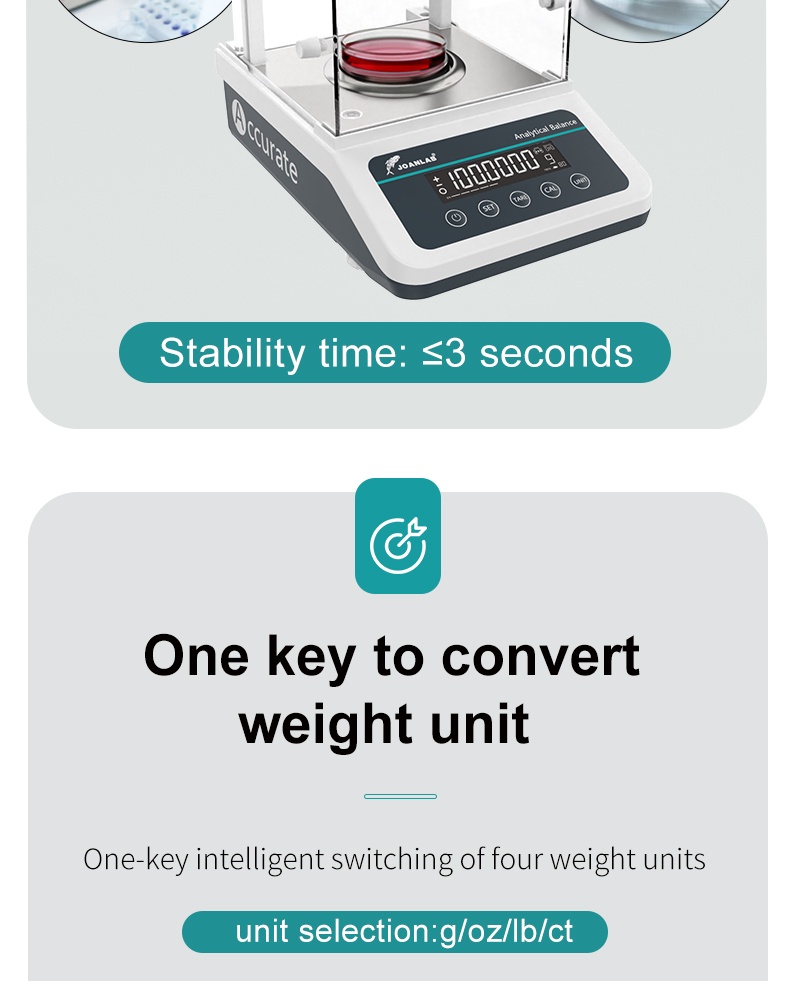 JOANLAB Laboratory Scales Analytical Balance Digital Microbalance ...