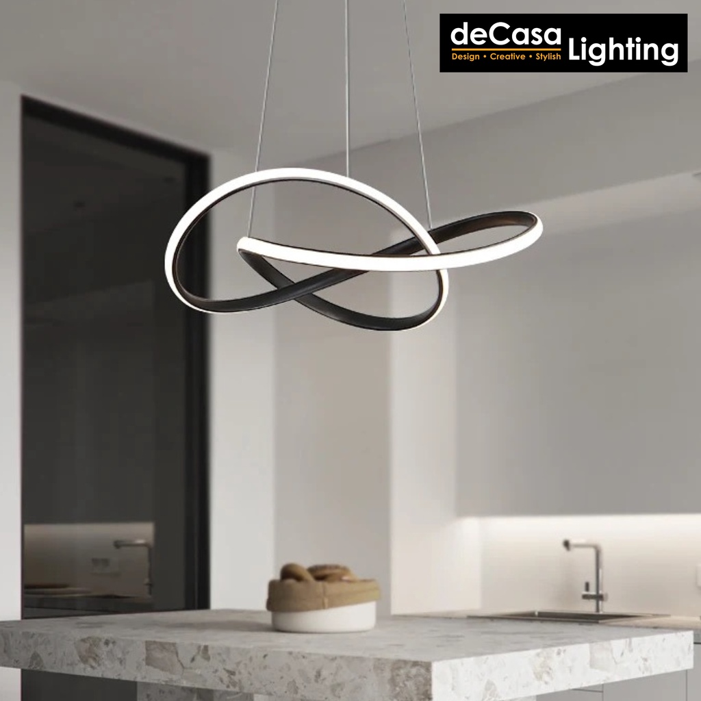 Decasa Lighting Modern 3 Color Changeable Led Pendant Light House ...