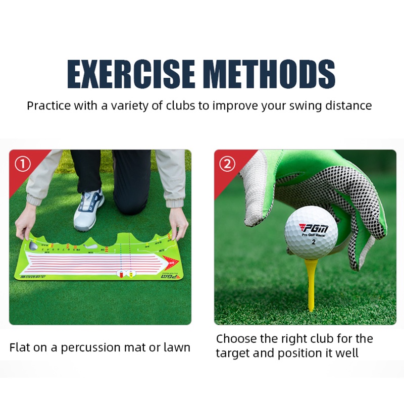 PGM GOLF beginner correct posture position aid mat golf swing trainer ...