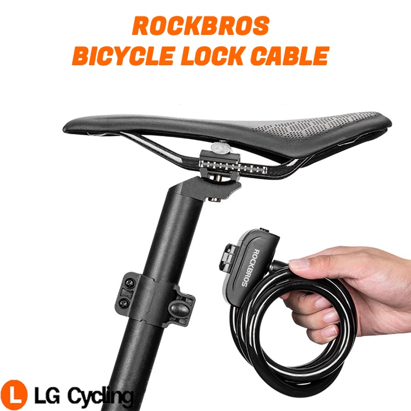 Rockbros Bicycle Lock AntiTheft Security Portable Kunci Keselamatan