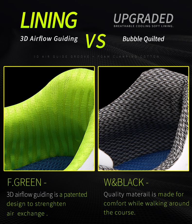 3D printed porous comfortable breathable waterproof shoes PGM golf anti ...