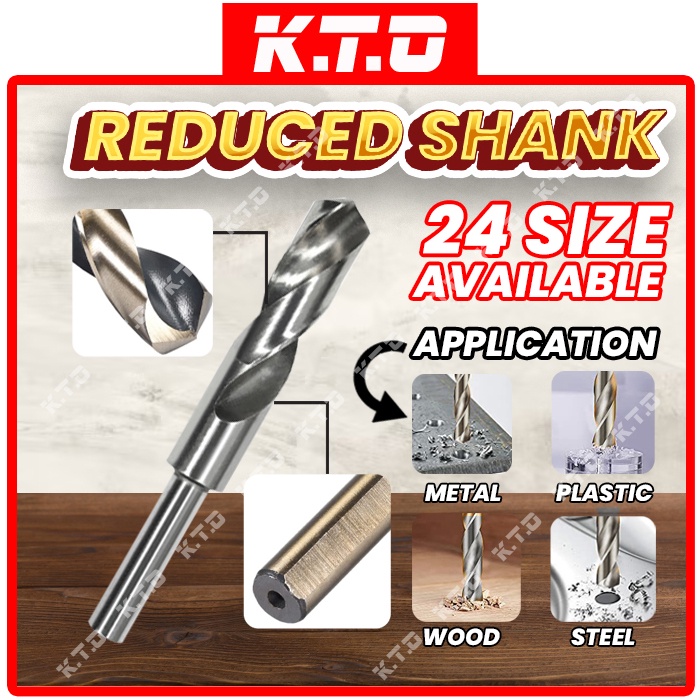 ( 13.5MM - 25MM ) 1 PCS GOOD QUALITY CARBIDE TIP M2 HSS ½ INCH REDUCE ...