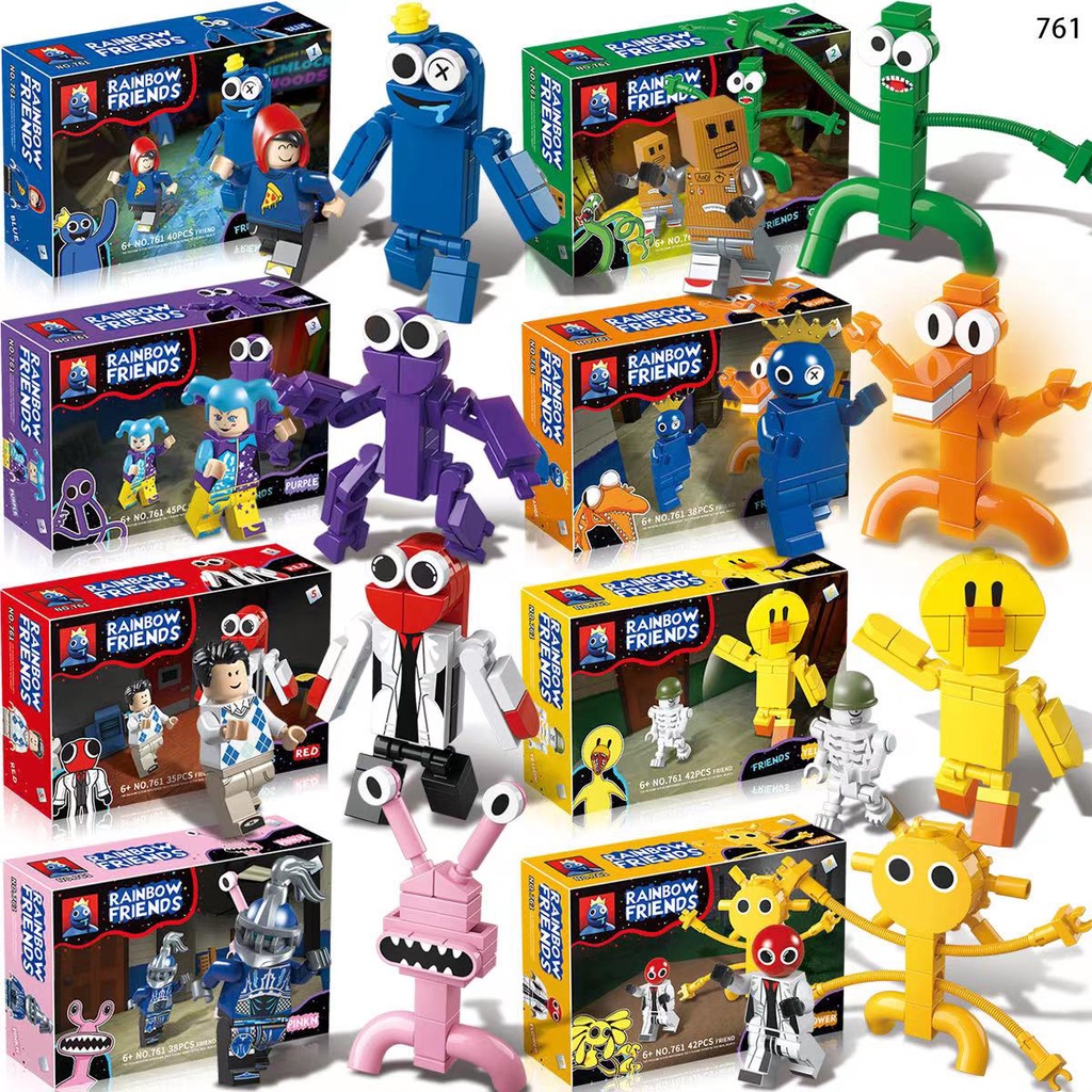 Compre Blocks Building Collection Figure Friends Gift Rainbow Toy Roblox  Model Kid Xmas barato — frete grátis, avaliações reais com fotos — Joom