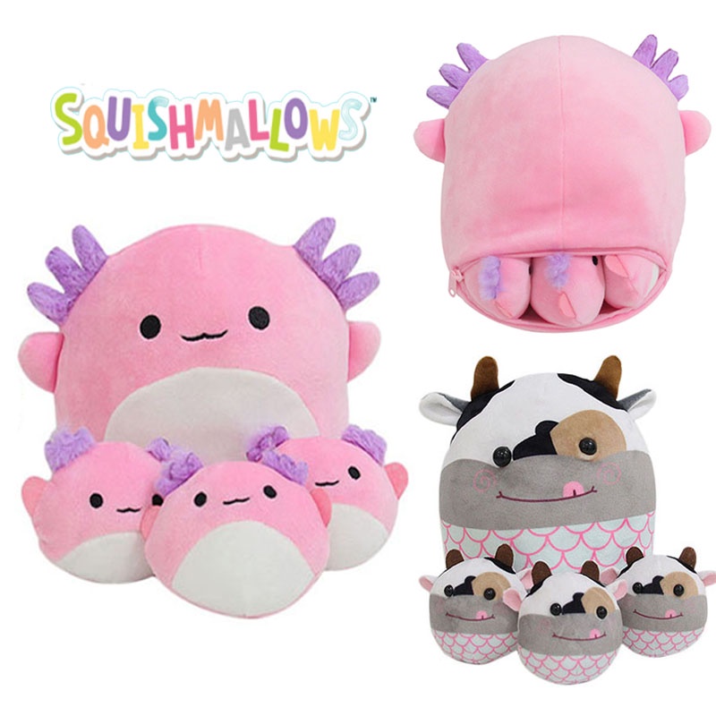 Premium Squishmallow Axolotl Plush Toys Delightful Stuffed Animal Doll