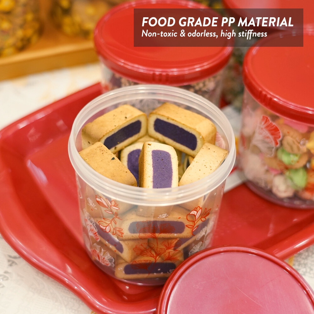 Elianware BPA Free Festive Raya Candy Food Container (6 Pcs x 670ml ...