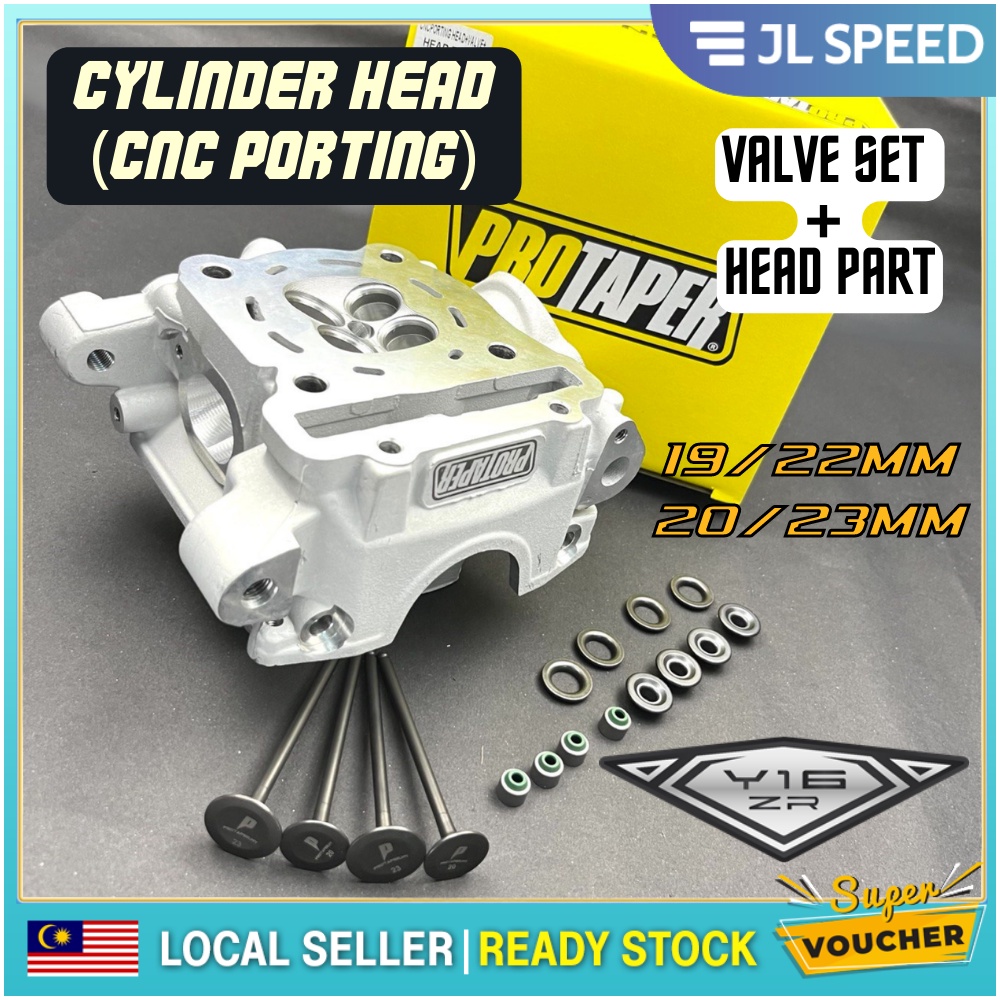 PROTAPER SUPER HEAD Y16 Y16ZR / NVX / R15 / MT15 CNC PORTING (19/22MM ...