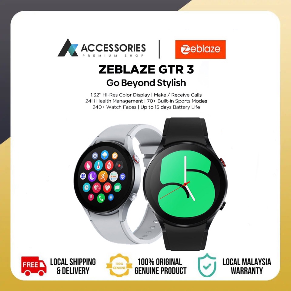 Zeblaze GTR 3 smartwatch — Worldwide delivery