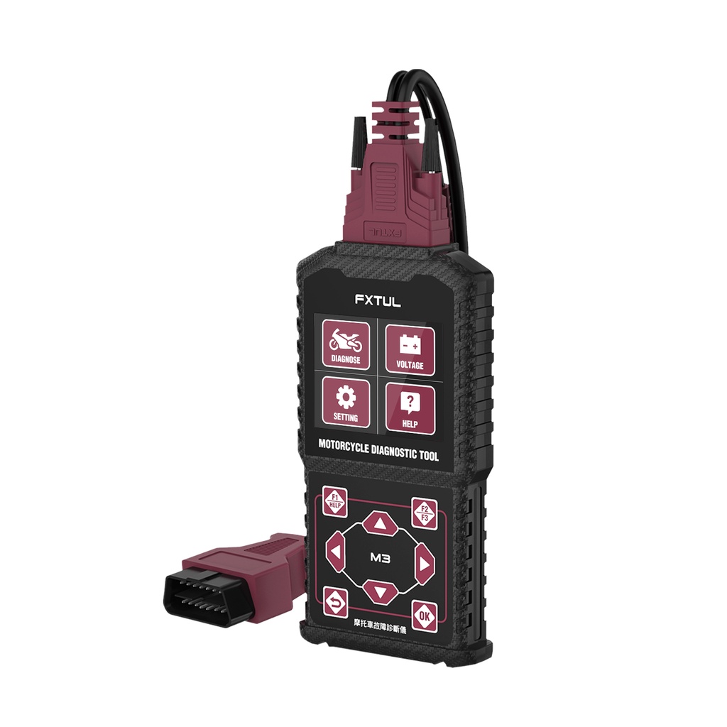 【Local Stock】FXTUL M3 OBD2 Scanner Motorcycle EFI ECU ABS CO System ...