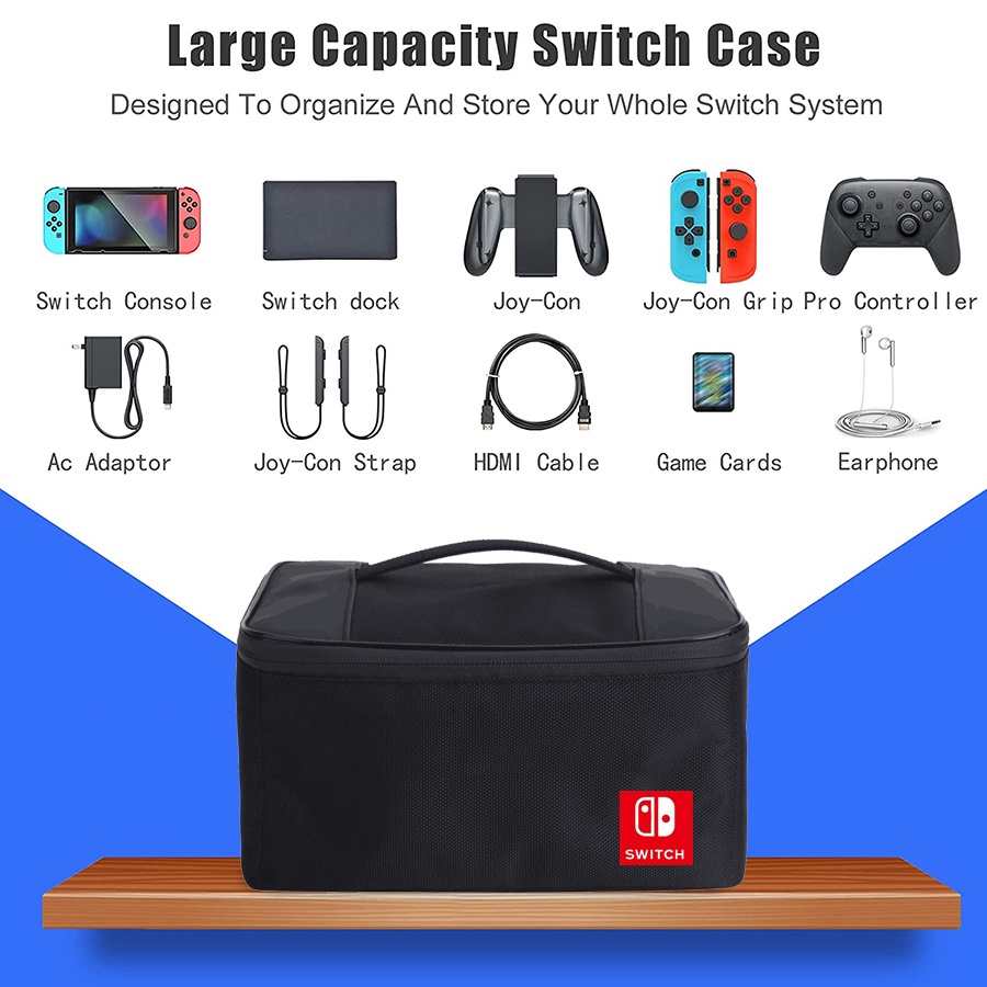 Large Carrying Protective Case for Nintendo Switch & Switch Oled ...