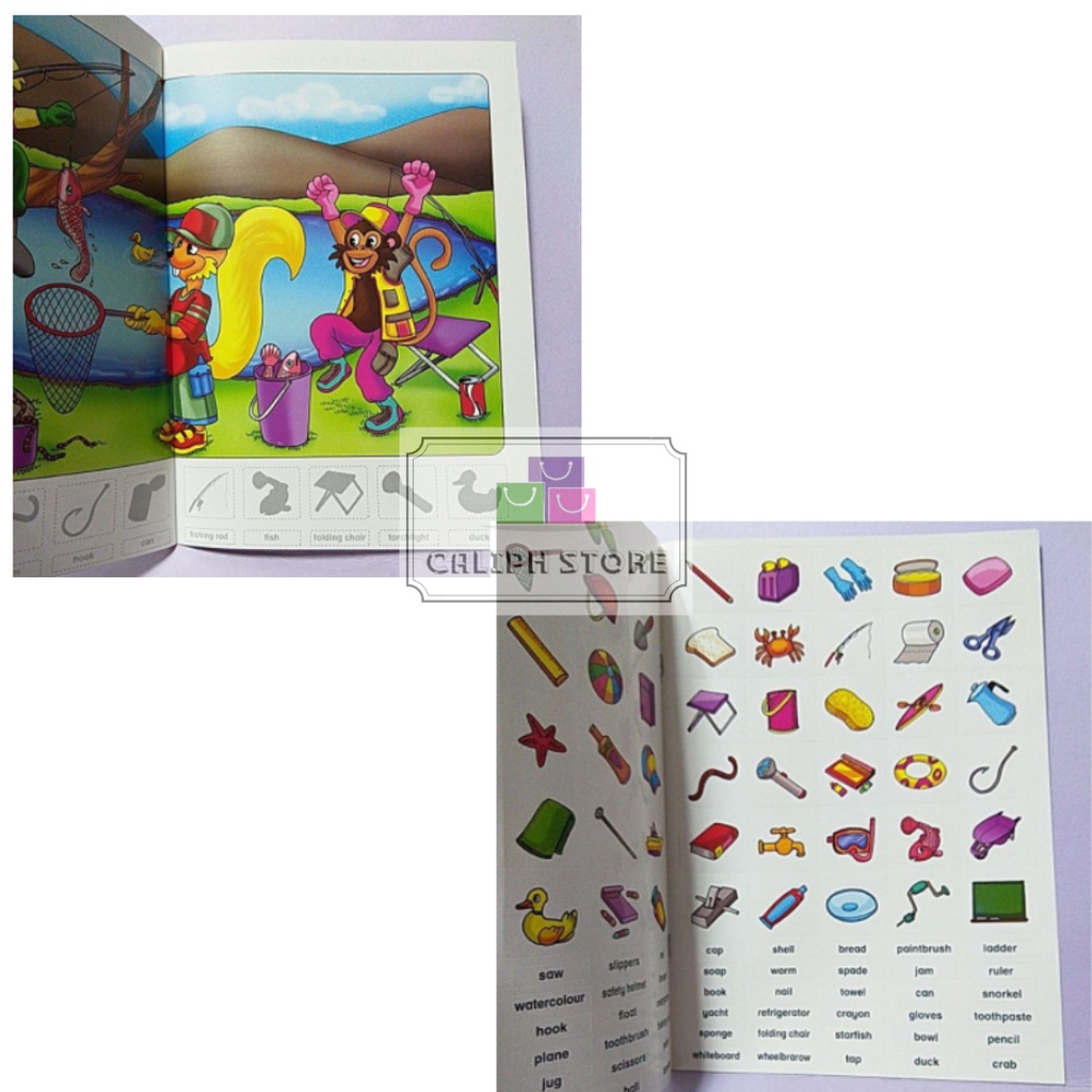 Stickers & Spot The Differences | 120 Sticker For Kids | Fun Learning ...