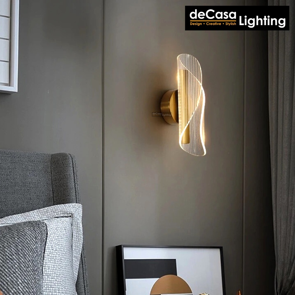 Decasa Lighting Modern 3 Color Changeable Led Wall Light House Lighting ...