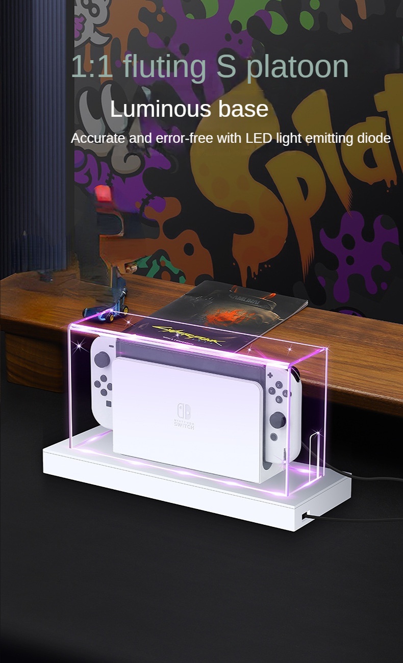 (Nintendo Switch Dust Cover)Clear Protective Case Dust Display Box ...