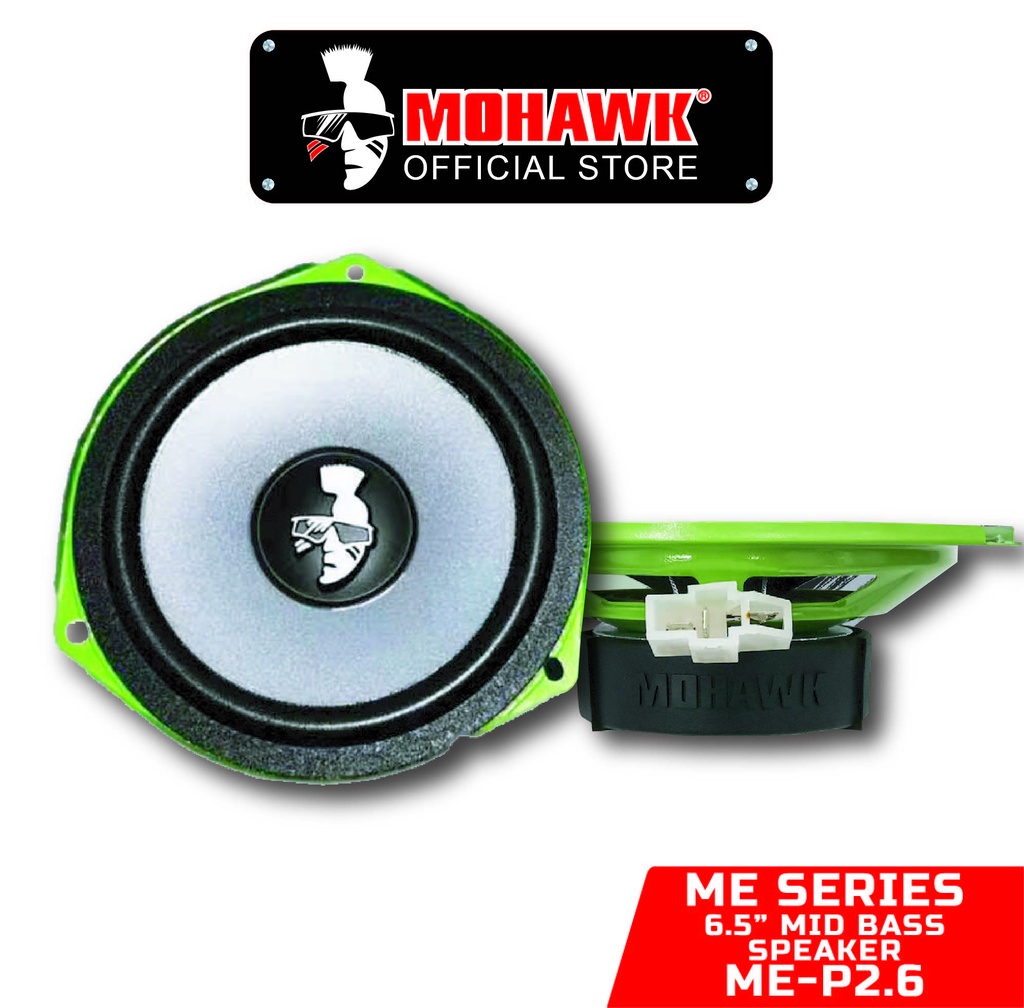 Mohawk ME Series 6 Inch Car Speaker Plug & Play Mid Bass Spk Kereta