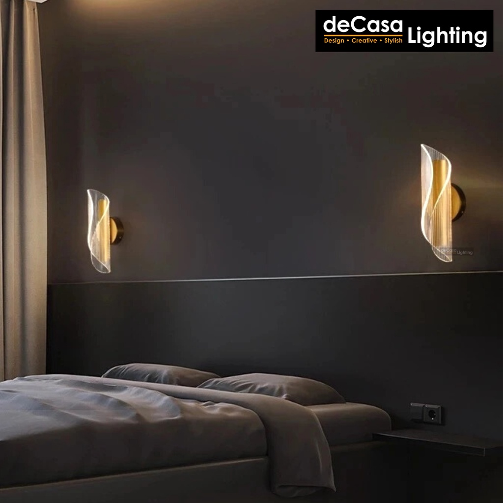 Decasa Lighting Modern 3 Color Changeable Led Wall Light House Lighting ...