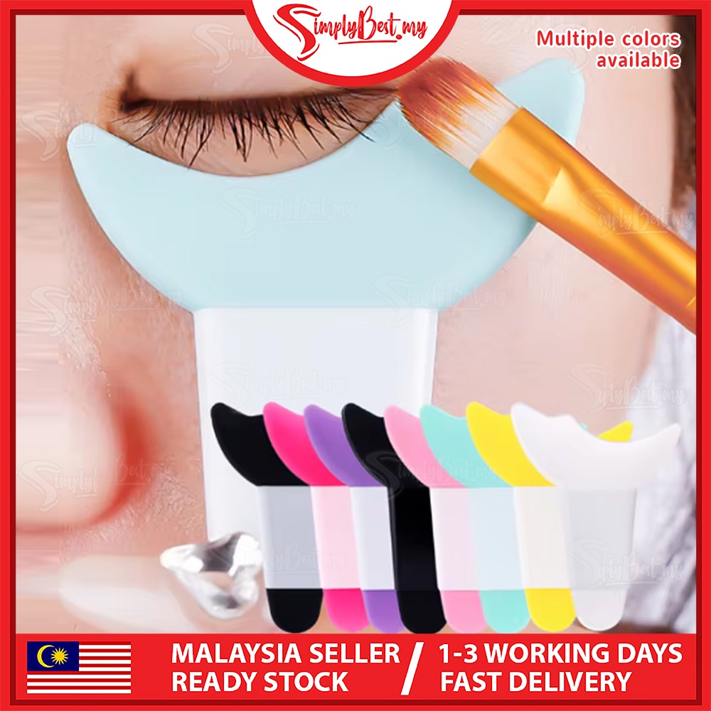 SIMPLYBEST Eye Stencil Makeup Tool Eyelash Shield Mascara Applicator