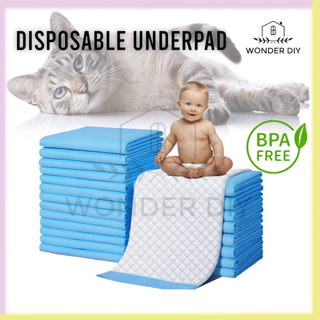 1Pc Disposable Underpad Breathable Changing Pad Baby Infant Bed Urine ...