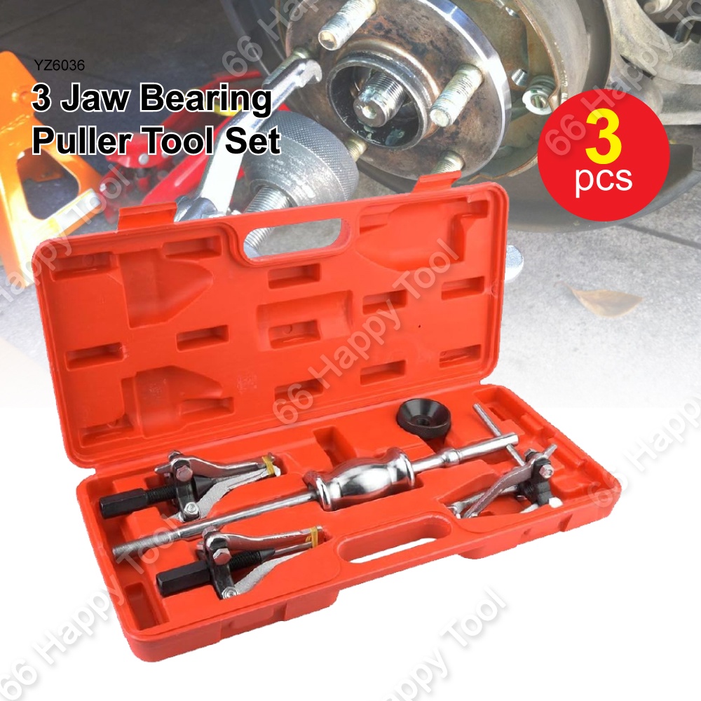 Car 3pcs 3 Jaw External Internal Bearing Puller Tool Set Automotive ...