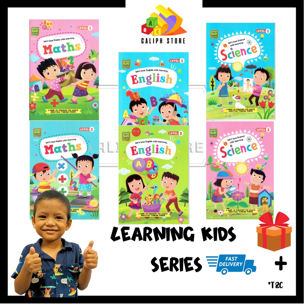 Learning Kids Series Let's Love English Science & Maths Discover Child ...