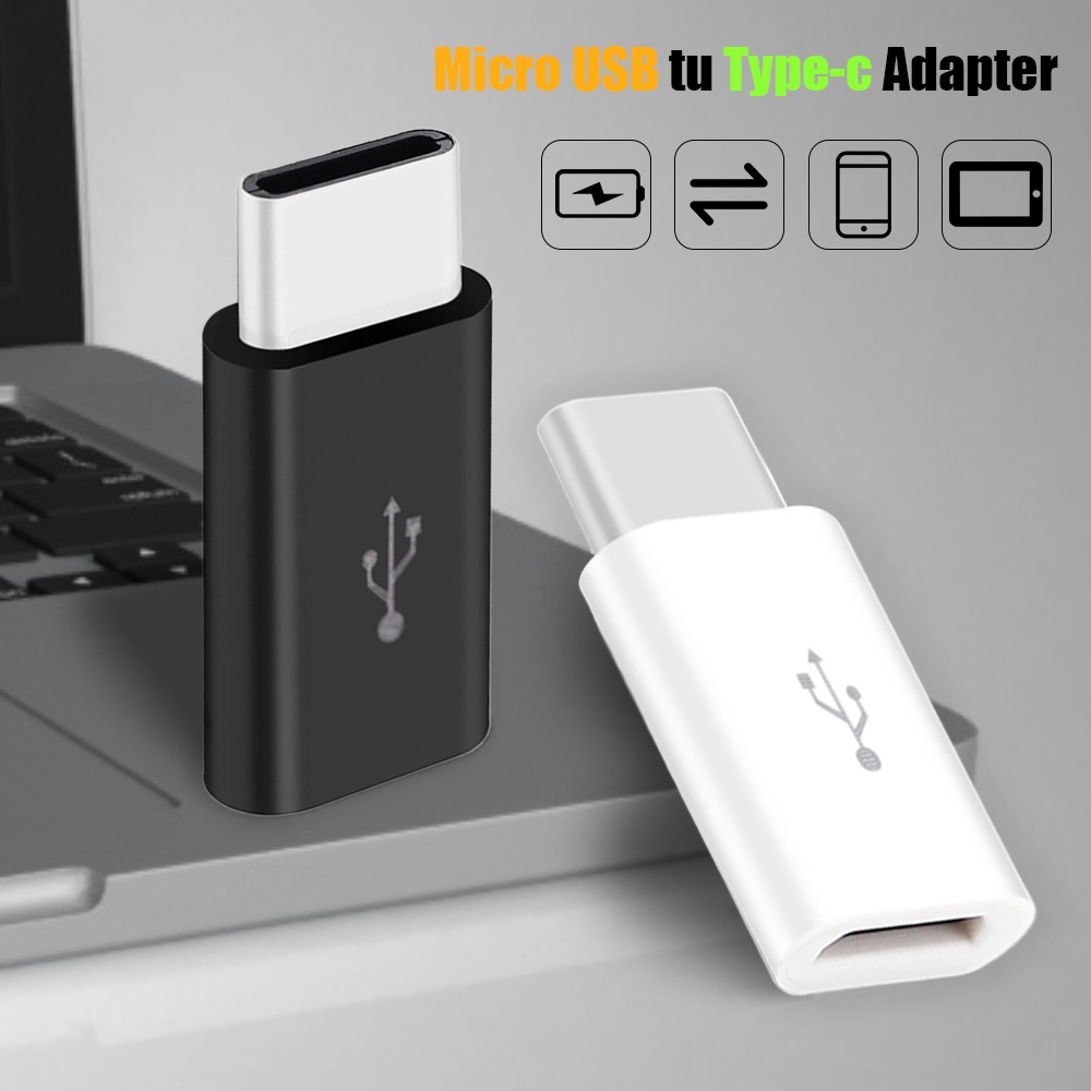 Male To Female Type C To Android Micro USB Adapter Connector Converter 