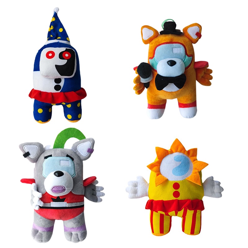 FNAF Among us Joint Name Plush Toy Sundrop Moondrop Stuffed Doll Kids Plushies Shopee Malaysia