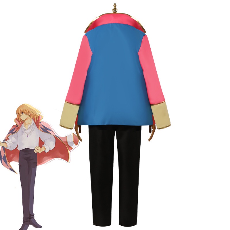 Howl Cosplay Howl Moving Castle Cosplay Costume Howl Cloak Red Diamond ...