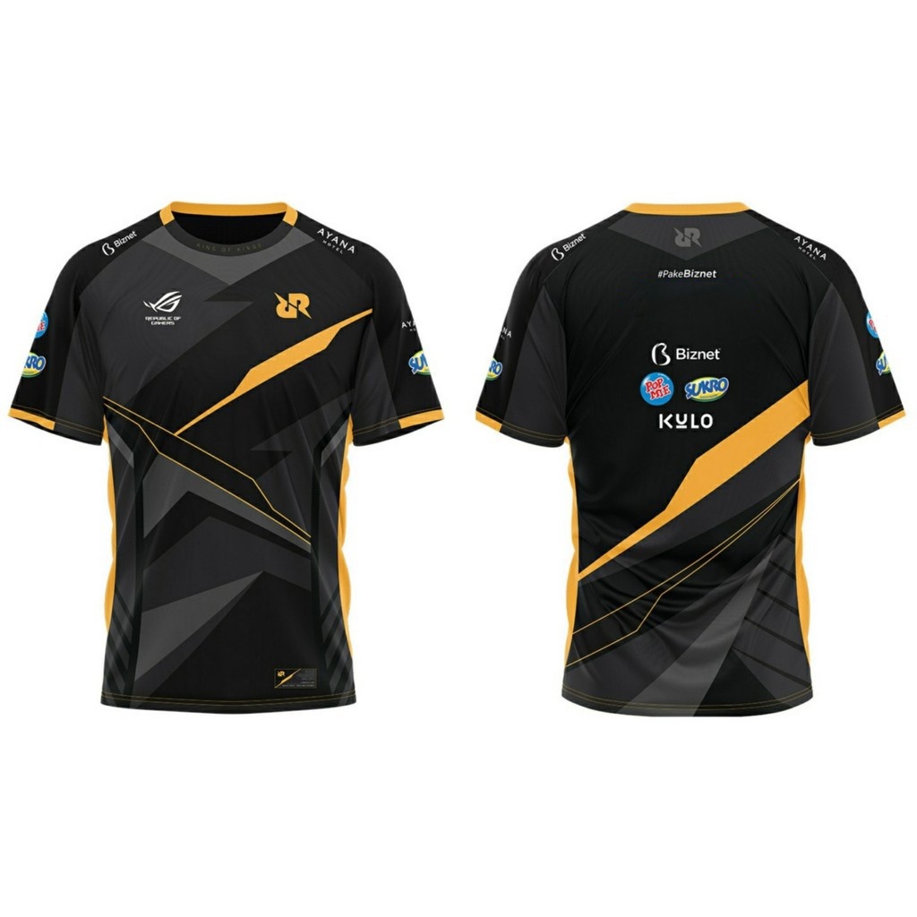 Tops Latest JERSEY GAMING T-Shirt RRQ ESPORT 2023, MOBILE LEGEND / PUBG ...