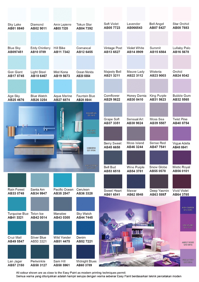 100ml Sample Paint Color using Easy Paint Material, All Brand Catalog ...