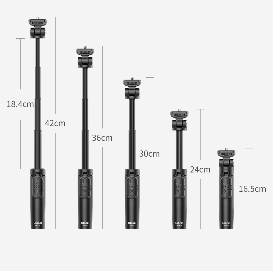 RMT-01 Kabelloses, ausziehbares Bluetooth-Stativ 2888 De