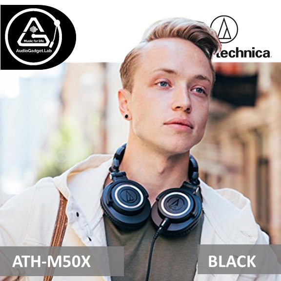 AudioTechnica ATHM50X Professional Studio Monitor Headphones / Wired