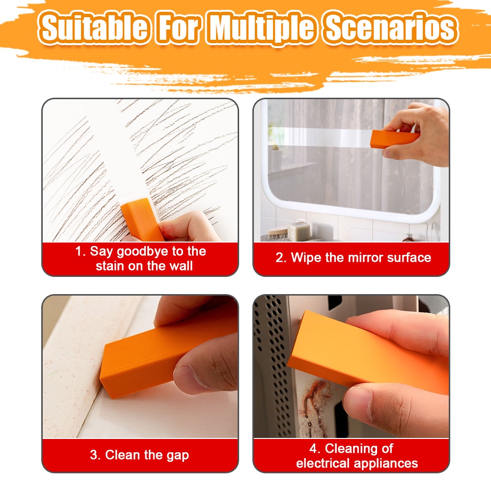 Creative Rust Cleaning Eraser Reusable Limescale Erasers Kitchen Faucet ...