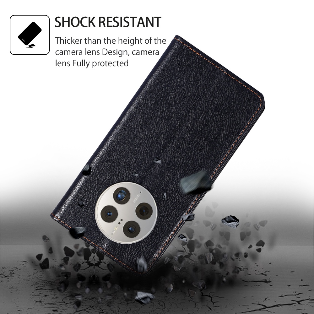 Casing Honor Magic 5 Pro Lite Leather Cover Magic5 Magnetic with Cards ...