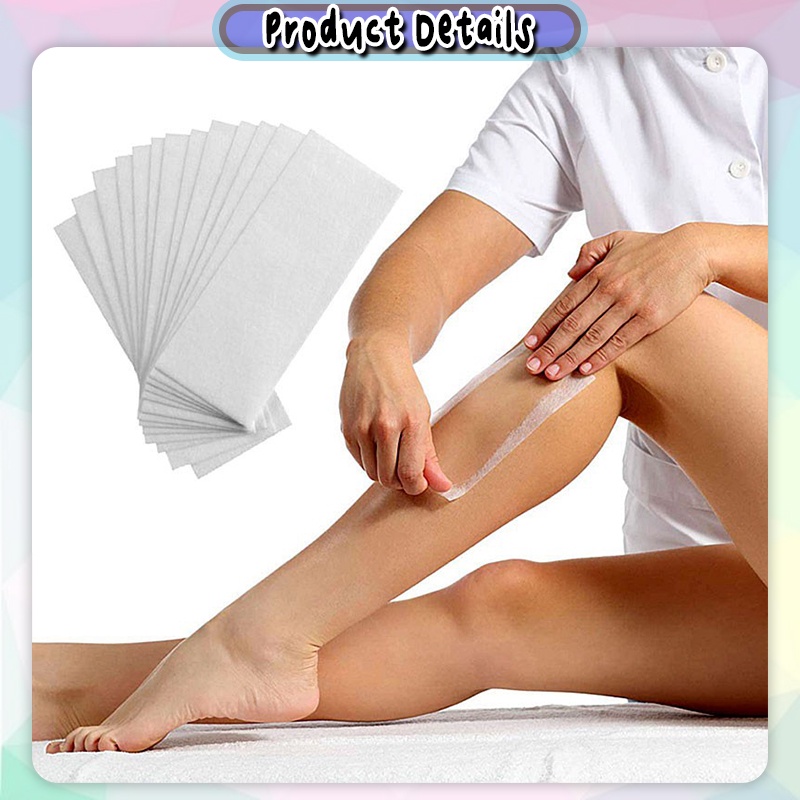 [Little B House] Epilator Waxing Strip Disposable Depilatory Paper Leg ...