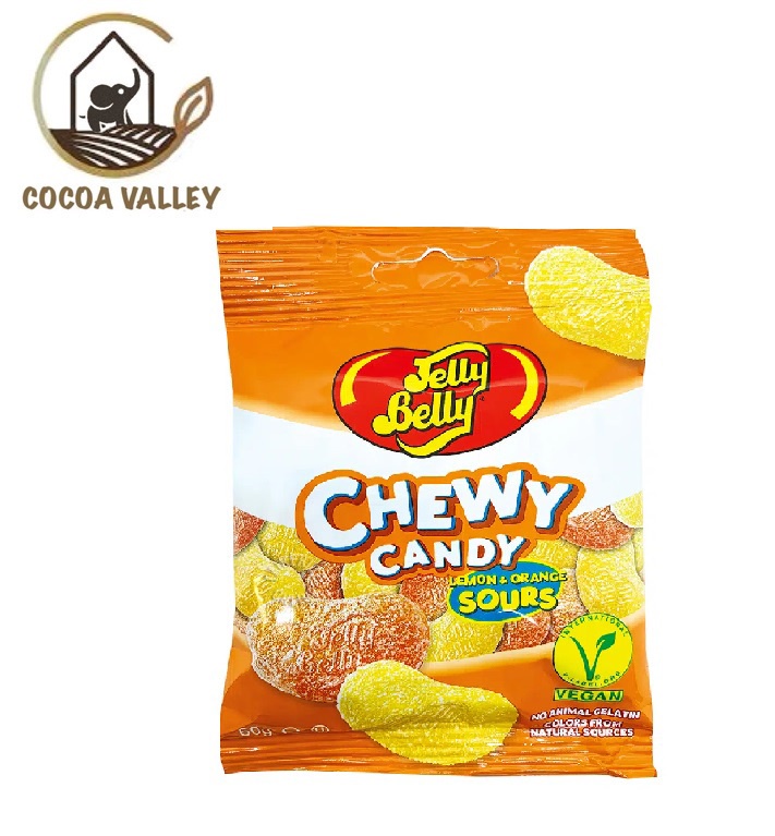 Jelly Belly Chewy Candy Lemon & Orange Sours 60g Shopee Malaysia